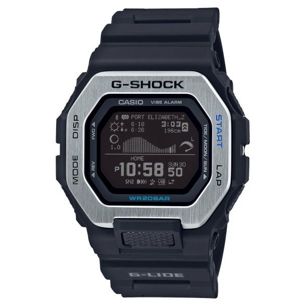 Must Have Casio G-Shock Digital G-Lide Black Resin Gbx-100-1Dr / Gbx-100-1D Terbaru