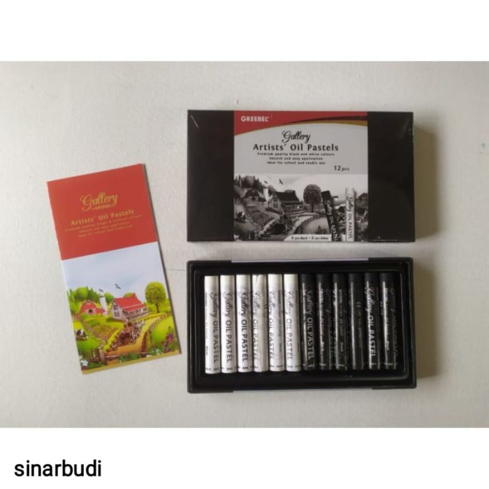 

Terlaris Crayon Greebel Artist Putih Dan Hitam Isi 12 Warna