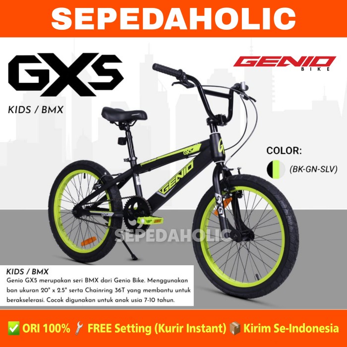Terlaris Sepeda Anak Laki Bmx Genio Gx 05 Ukuran 20 Inch