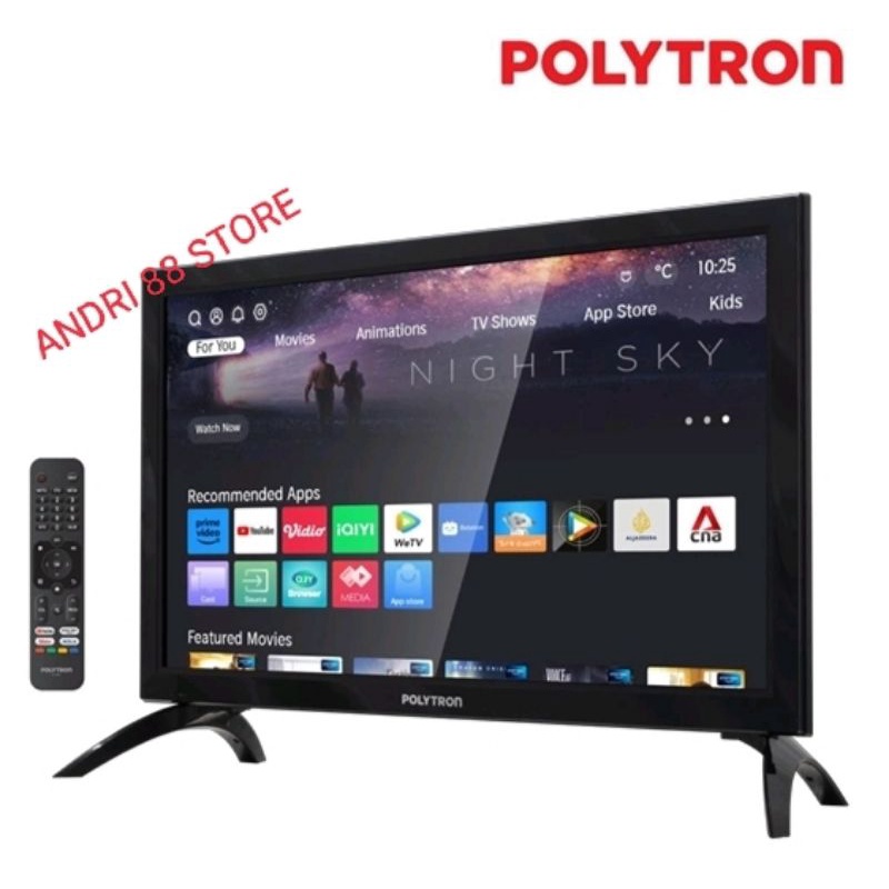 LED TV POLYTRON PLD32CV1869 DIGITAL EASY SMART TV WITH YOUTUBE