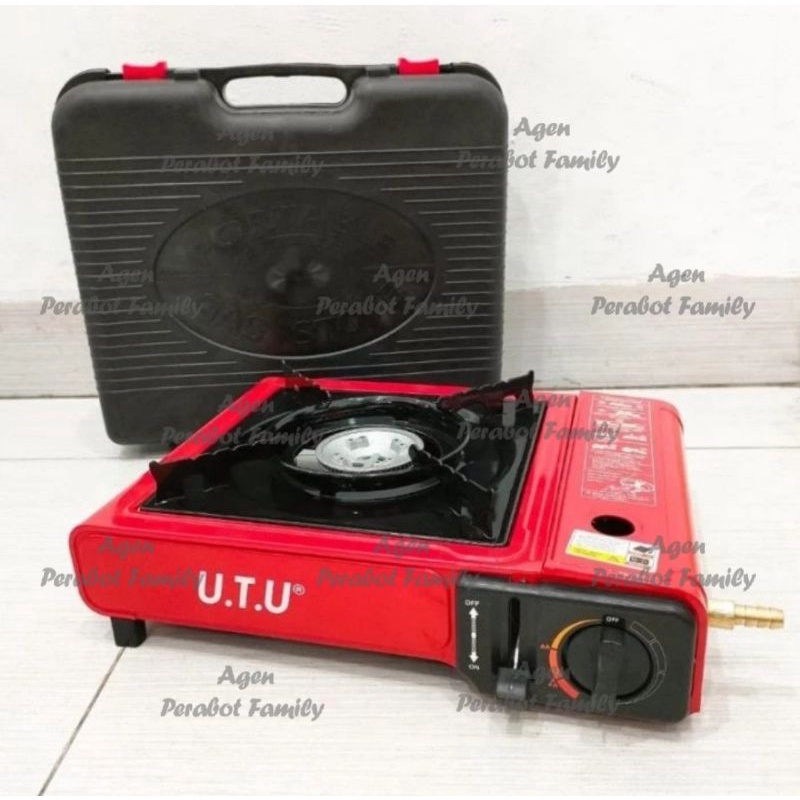 U.T.U Kompor Gas Portable 2 in 1 / Kompor Piknik Portable 2 in 1 UTU