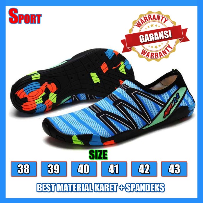 Terlaris Sepatu Pantai Anti Karang Sepatu Rafting Pria Wanita Anti Slip