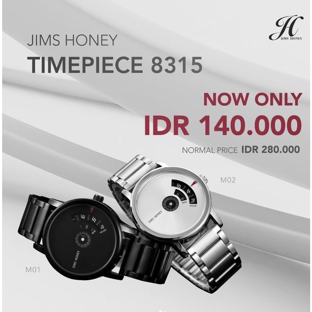 JAM TANGAN 8315 JIMS HONEY + BOX EXCLUSIVE