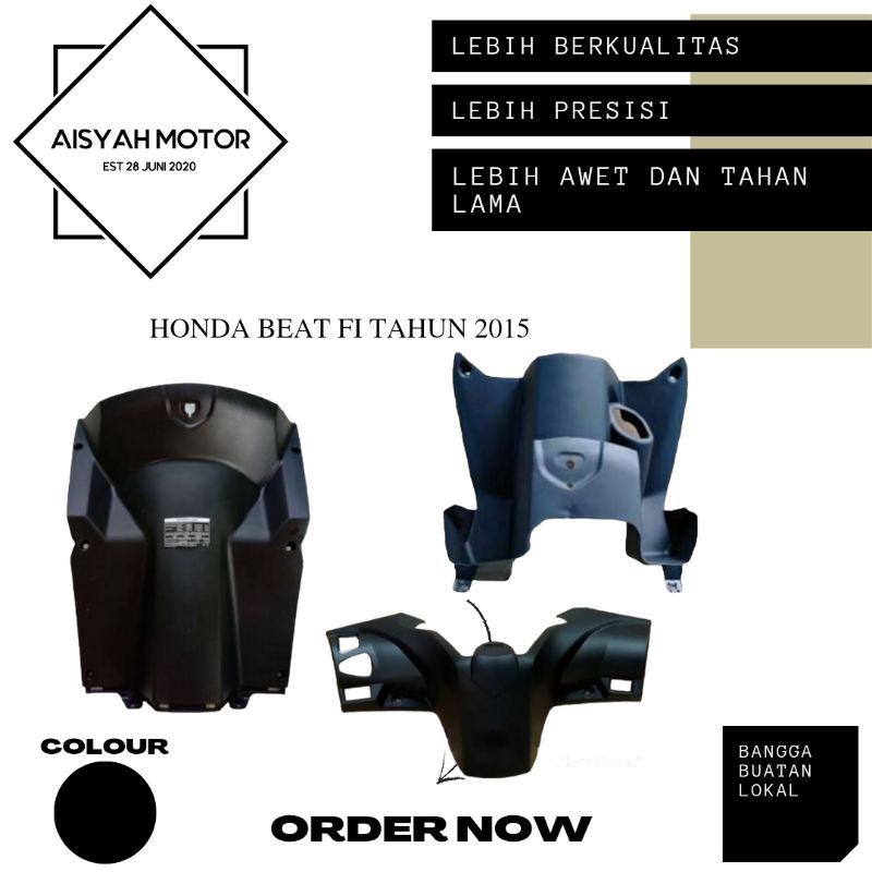 Cover Bodi Batok Reksil Kunci Atas Bawah Honda Beat FI Esp Tahun 2015