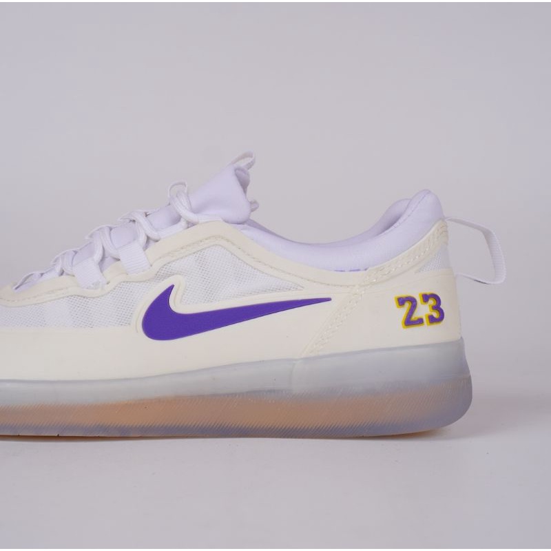 Sepatu Nike SB Nyjah Free 20 Nba La Lakers White Court