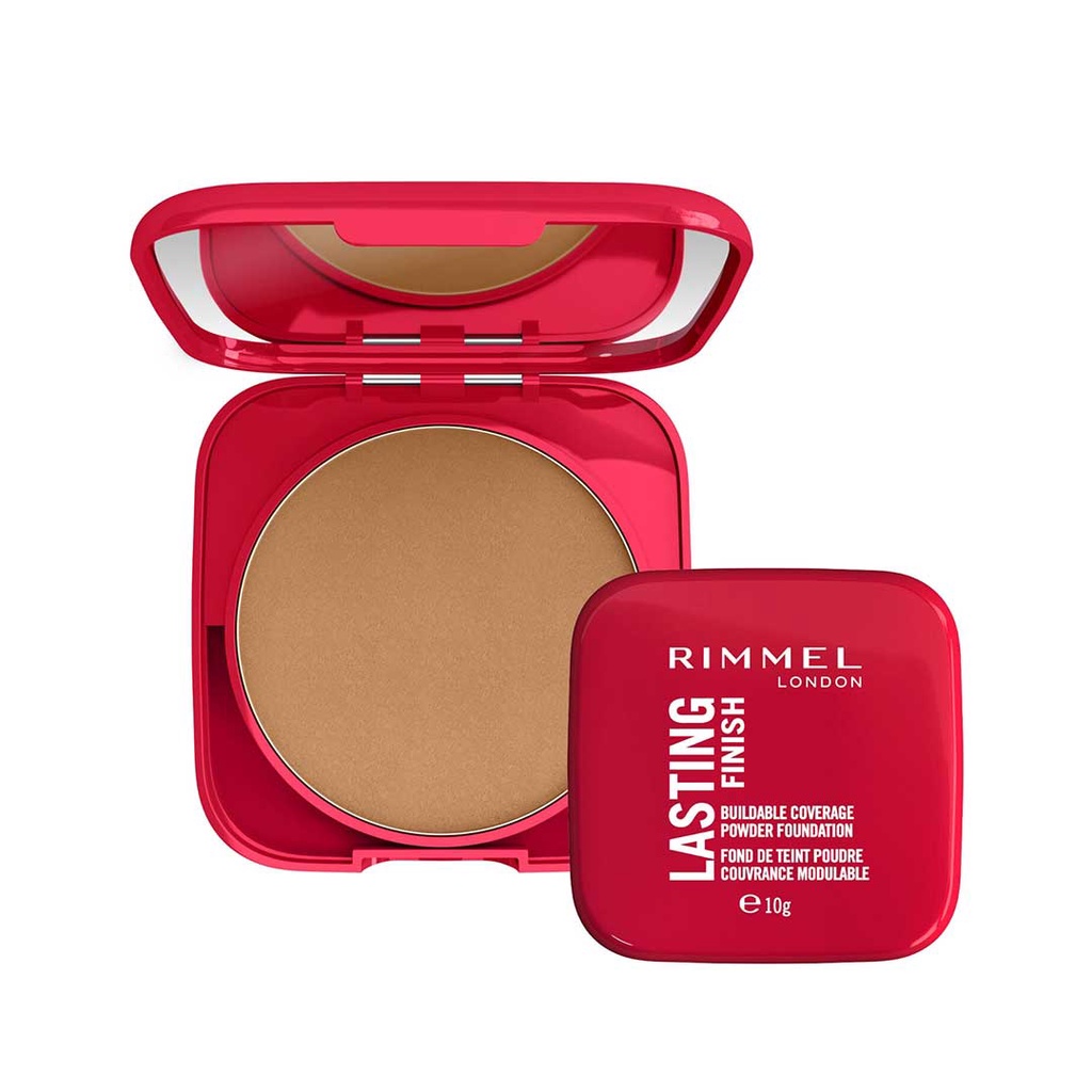 RIMMEL Lasting Finish Buildable Coverage Powder Foundation 008 Soft Beige 10g