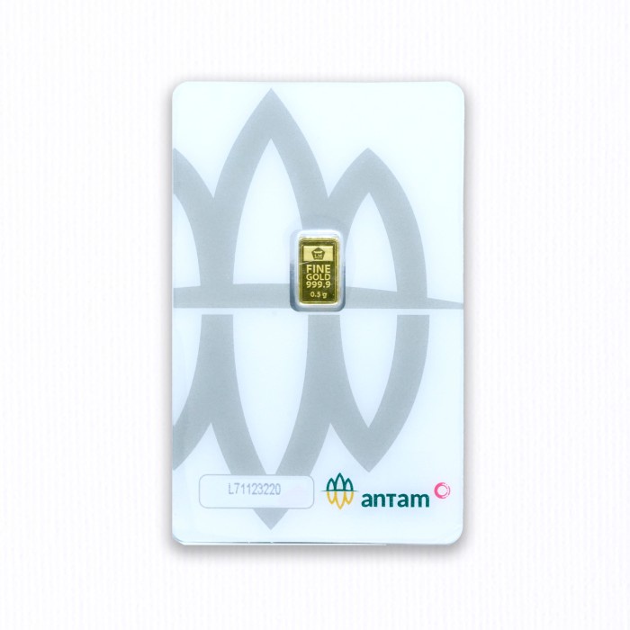 Logam Mulia Antam 0.5gr (LM)  - Emas Galeri 24