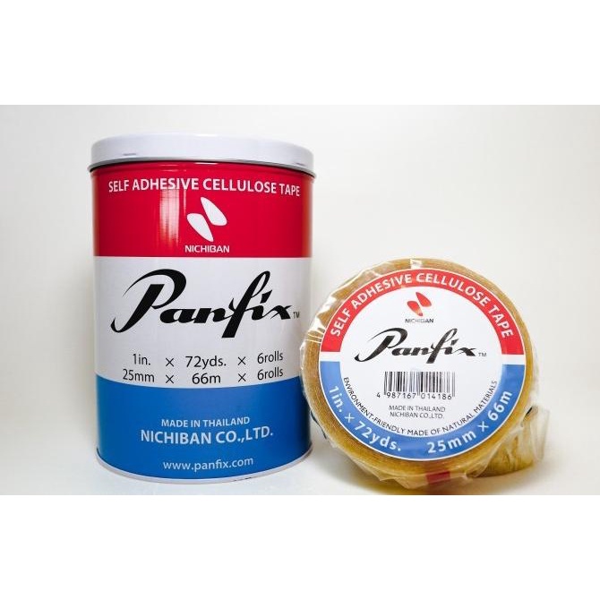 

HOT SALE Panfix 1 Inch x 72Yds x Core 3 Inch (6Rolls/Klg) Can Cellulose Tape