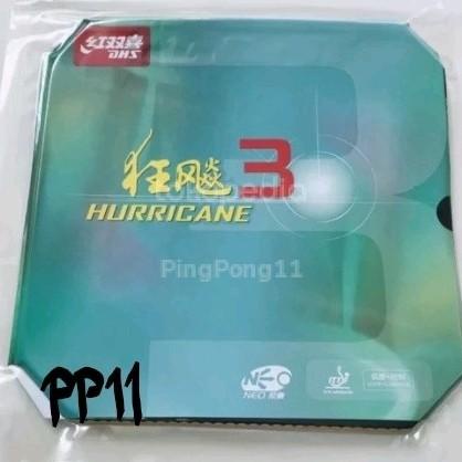 Terlaris Dhs Neo Hurricane 3 Commercial - Rubber Karet Tenis Meja Pingpong