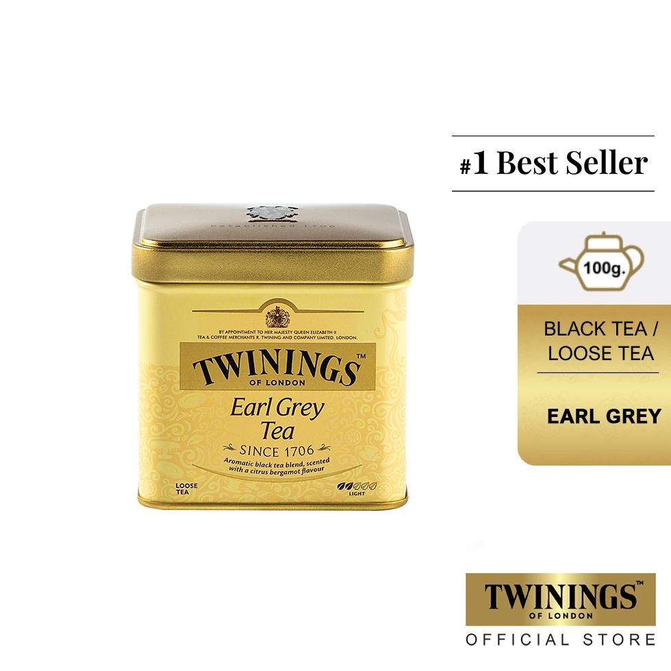 

Kekinian - Twinings Classic Loose Leaf Earl Grey Black Tea 100gr !