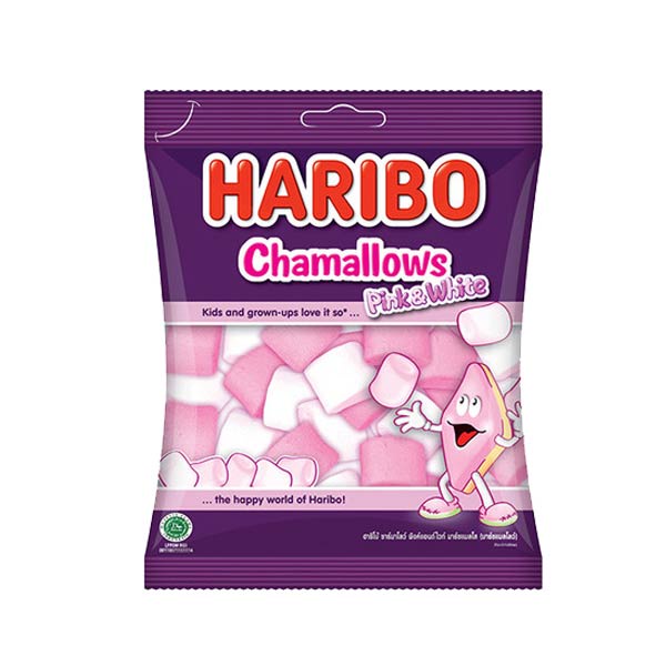 

HARIBO CHAMALLOWS PINKWHITE 150 GR - PERMEN