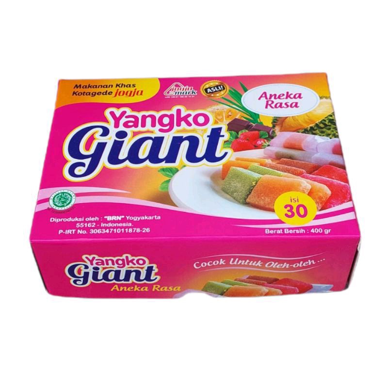 YANGKO Khas Jogja Merk GIANT (Isi 30)