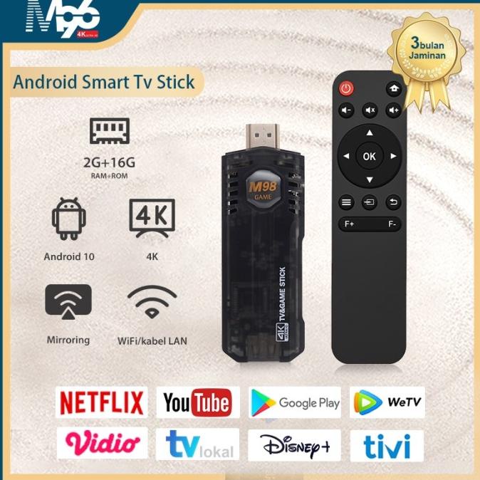 M96 Android Tv Stick Mini Android Tv Box M98 Ram 2Gb Rom 16Gb Android Tokojayamandiri32