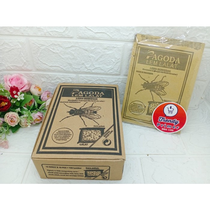 

(Ecer) Pagoda Lem Lalat Lem Serangga 10Lembar
