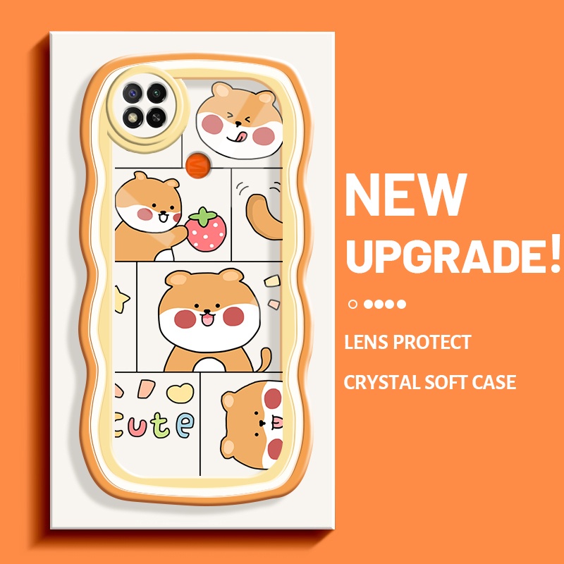 Casing Ponsel untuk Xiaomi Redmi 9C NFC Redmi 8 9A 10C 8A 9T Casing Fashion Shiba Inu Pola Indah Cre