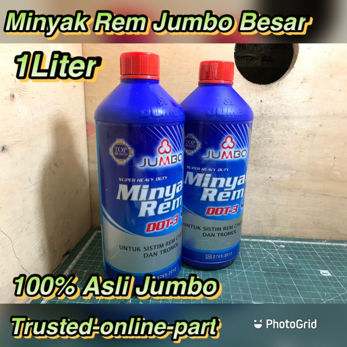 Terlaris Minyak Rem Jumbo 1Liter 100% Asli Jumbo