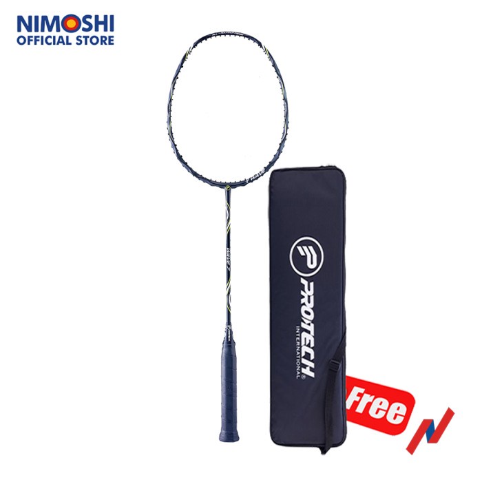 Tx0544 Protech Raket Bton Wave 7 + Gratis Tas Protech Rectangle 1-Zip