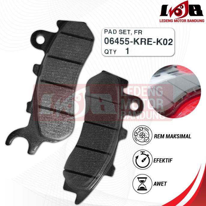 Disc Pad PCX 150cc ADV Kampas Rem Cakram Depan AHM Original Honda perkakas 54PR23