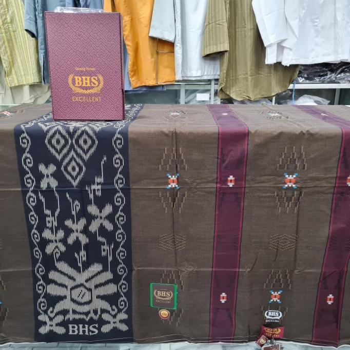 Sarung BHS Mercerized Gold Songket ss