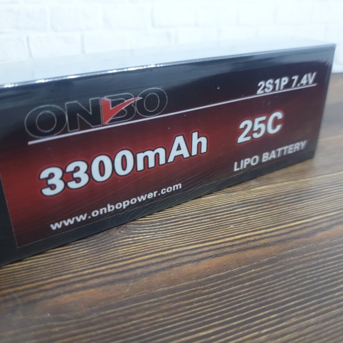 Hardcase Lipo 2s 7.4v 3300mah 25c Onbo Power
