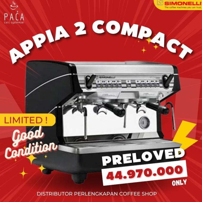 Mesin Kopi Bekas Berkualitas, Simonelli Appia 2 Compact. Sold Store_Yosayos