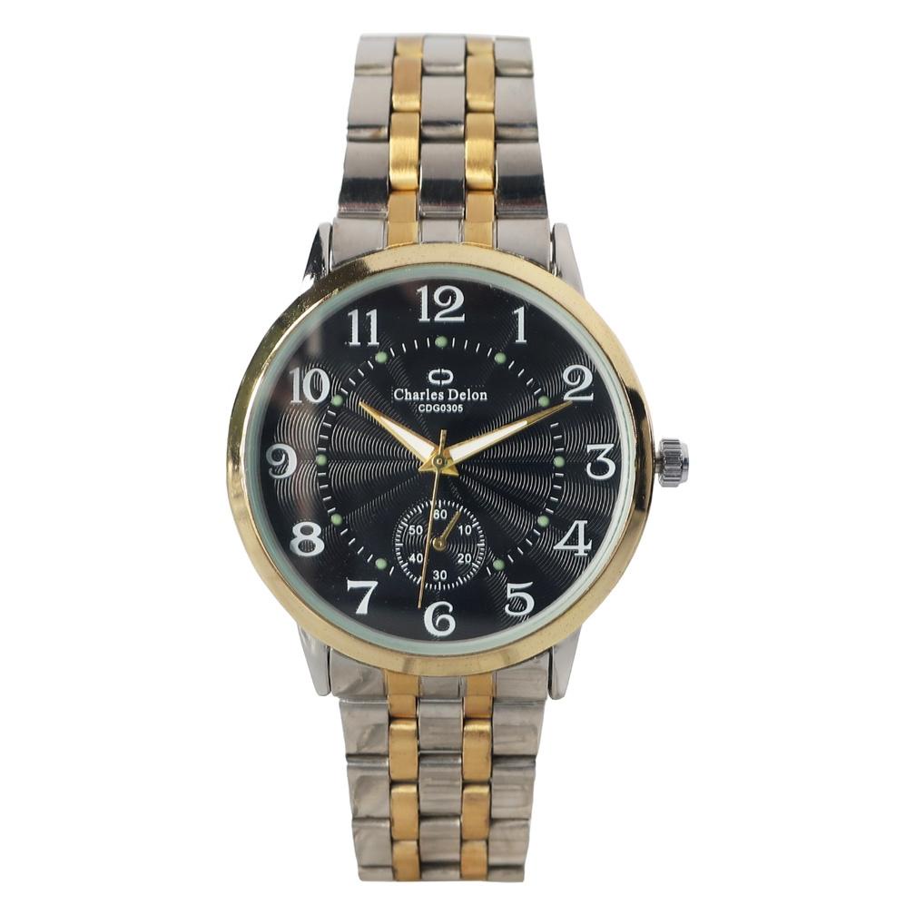 Viral Jam Tangan Rantai Couple Charles Delon Original Bonus Kotak 0305 Rk