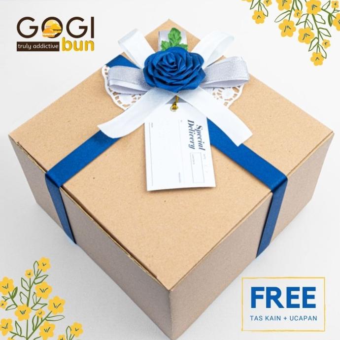 

Gift Hampers ROTI BUN ISI 4 PCS Parcel Makanan Kado Ulang Tahun