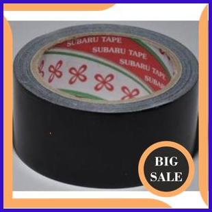 

Lakban Isolasi Kain Karet Ukuran 1.8 Inch 46mm Hitam sparepart 54PR23