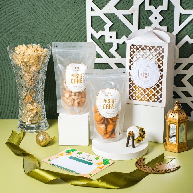 

[PREMIUM] Hampers Kue Lebaran Spesial, Idul Fitri Gift Box - Putih