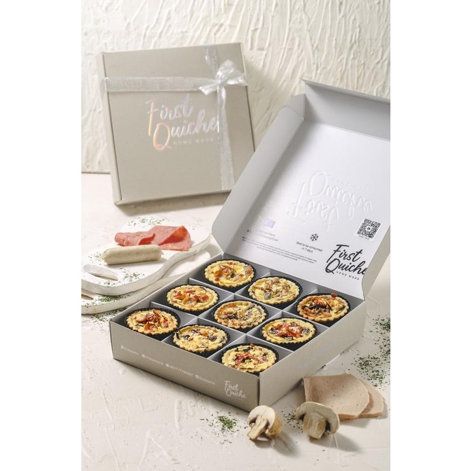 

Vegetarian Quiche Hampers