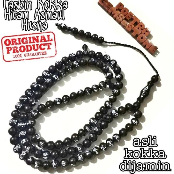 TASBIH KAYU ASMAUL HUSNA ASLI KAOKAH KAUKAH KOKKA KOKAH ASLI ISTANBUL