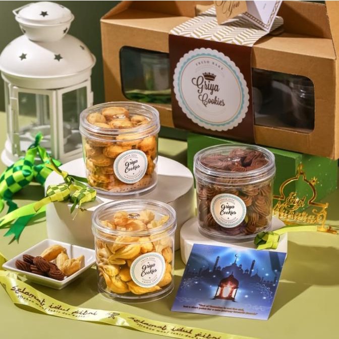 

Promo Hampers Lebaran Griya Cookies Paket Triple