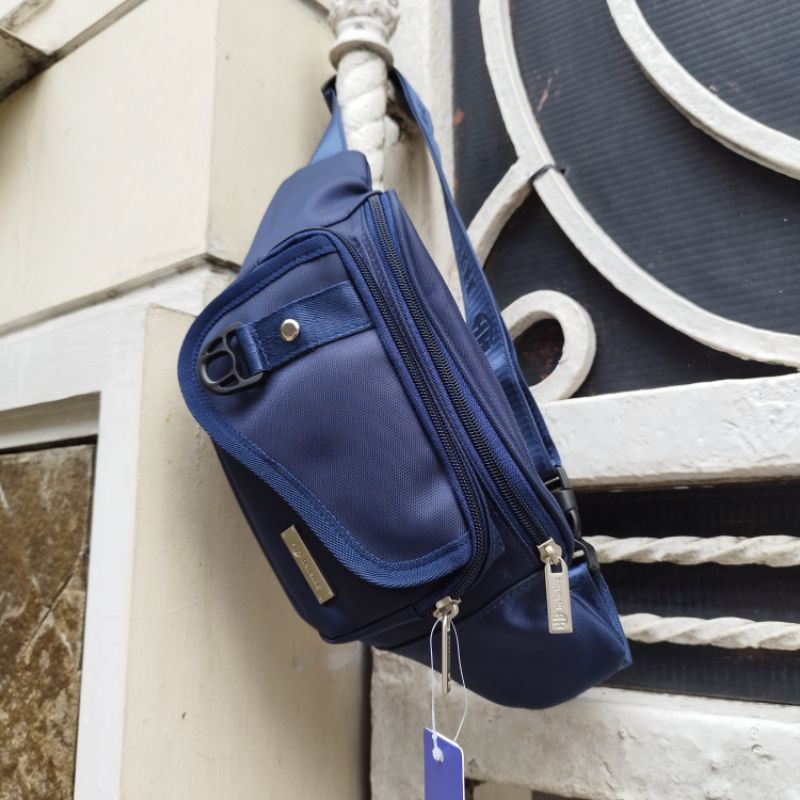 New Tas Selempang Pria Bahan Kanvas Import Branded Original