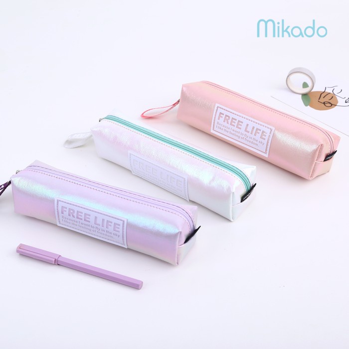 

BISA COD LANGUO Free Life Pencil Case / Tempat Pensil /ALAT TULIS AESTHETIC/ALAT TULIS SET/ALAT