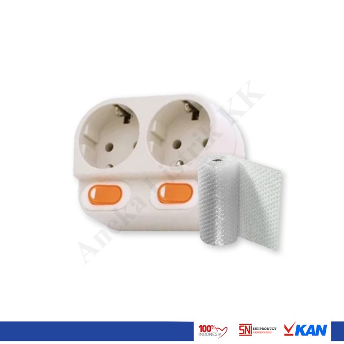 Terlaris Uticon Stopkontak S128Sw S 128 Sw Steker Plus Saklar 2Lb 2Lubang