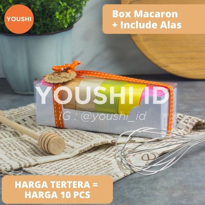 Produk Terbaik] Box Macaron/Dus Macaroon/Dus Kue Kering/Kotak Kue Kering + ALAS