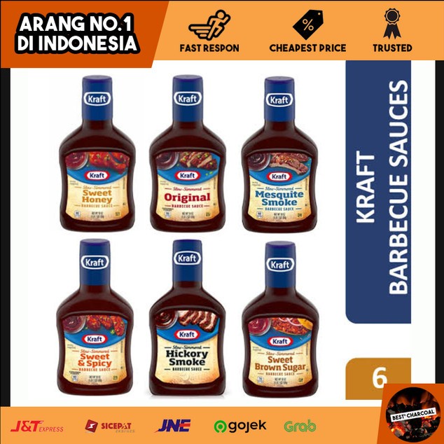 

Kraft BBQ Sauce Original 510g Saus Barbeque