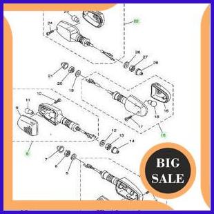 LAMPU SEN SEIN RX KING KOMPLIT DEPAN BELAKANG ASLI ORIGINAL YAMAHA tools n parts 54PR23