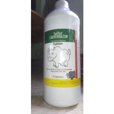 Desinfektan + fungisida cap badak 100% original (1000ml), Gratis buble wrap & kardus