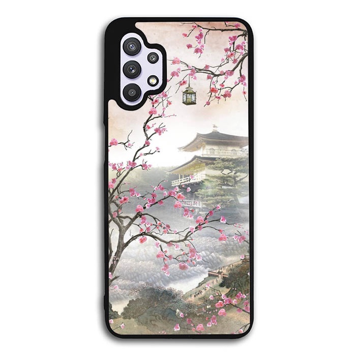 Hardcase Casing Case Samsung Galaxy A12 A22 A31 A32 A42 A51 A52 A71 A72 Japan Art Sakura AB1536