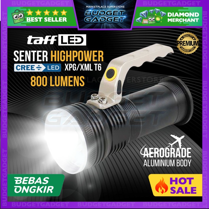 Taffled Cheng Ming Senter Led Cree Xpg / Xm-L T6 800 Lumens - 3405