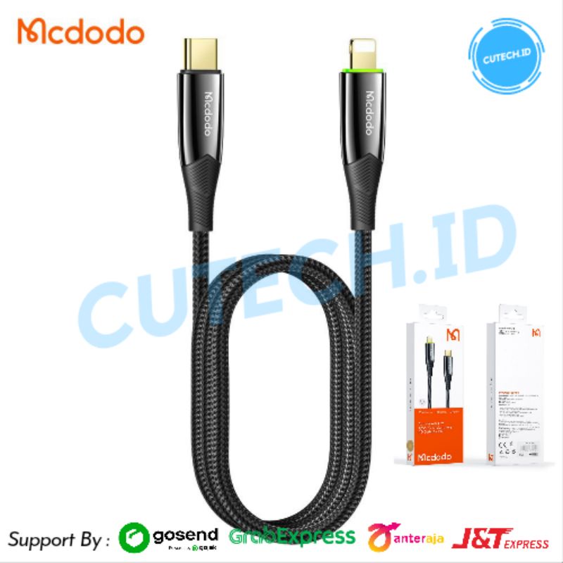 MCDODO KABEL DATA AUTO DISCONNECT PD TYPE C TO LIGHTNING FOR IPHONE