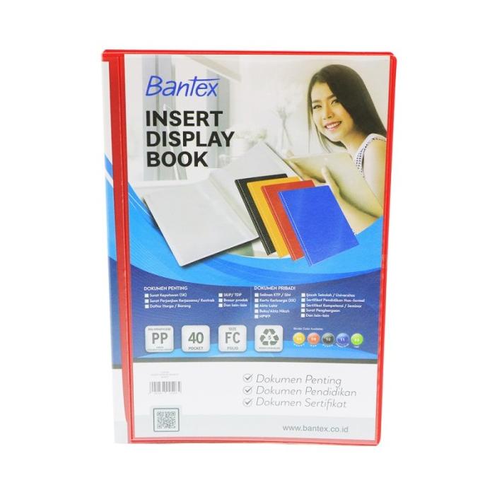 

DOKUMEN KEEPER | CLEAR HOLDER BANTEX F4 ISI 40 POKET 3185-09 RED MURAH