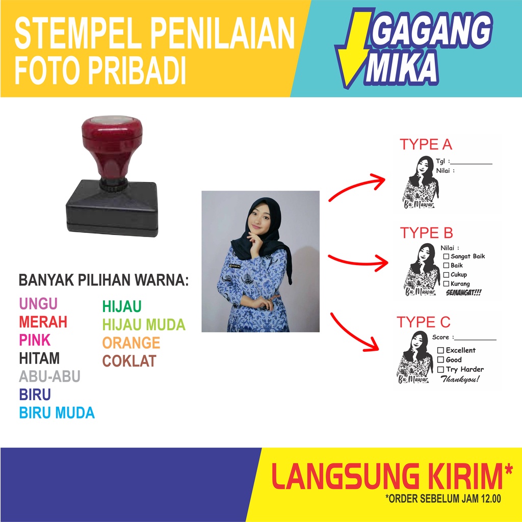 

STEMPEL PENILAIAN FOTO PRIBADI
