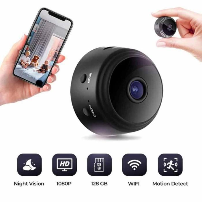 Spycam Spy Camera A9 Wifi Kamera Pengintai Mini Hidden Cam Full Hd Magnet