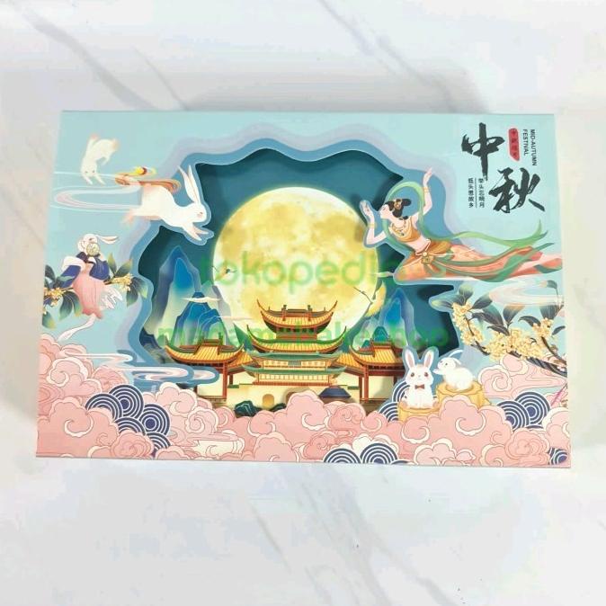 

#####] BOX MOONCAKE FAIRY BUNNY (23 x 16 x 5,5 cm)