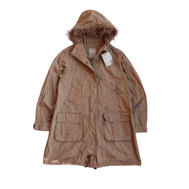 JAKET PARKA WANITA  SHUCA GLOBAL WORK SHERPA Size : M ( PxL : 79 cm x 50 cm ld) 100 -110 cm