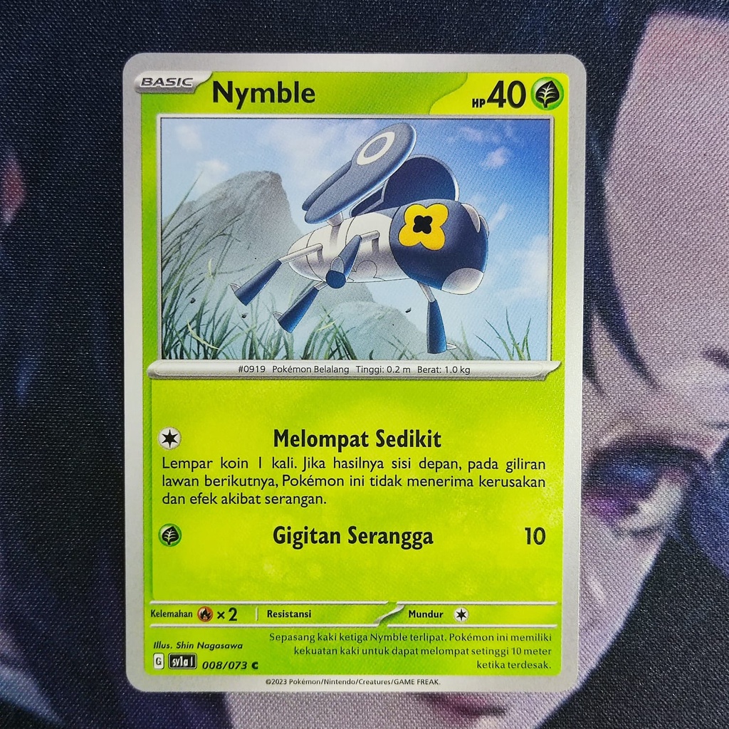 pokemon (ID) nymble - SV1a 008/073 - C