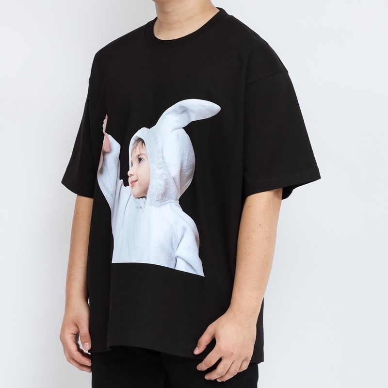 ADLV. Baby Face Rabbit Black Tee