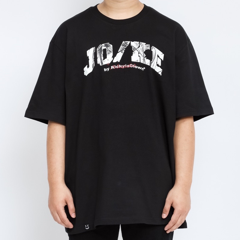 Ricky Is Clown Joke Black Tee